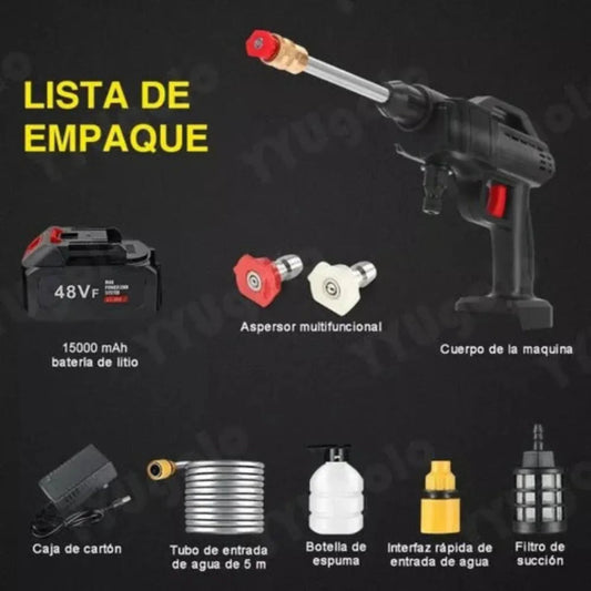Hidrolavadora Portátil 48V 🚿 | Envío Gratis + Pago Contra Entrega - YopediFacil