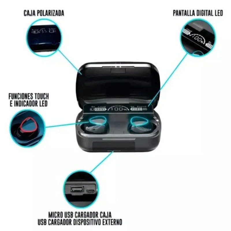 Auriculares Inalámbricos M10 🎧 | Envío Gratis + Pago Contra Entrega - YopediFacil