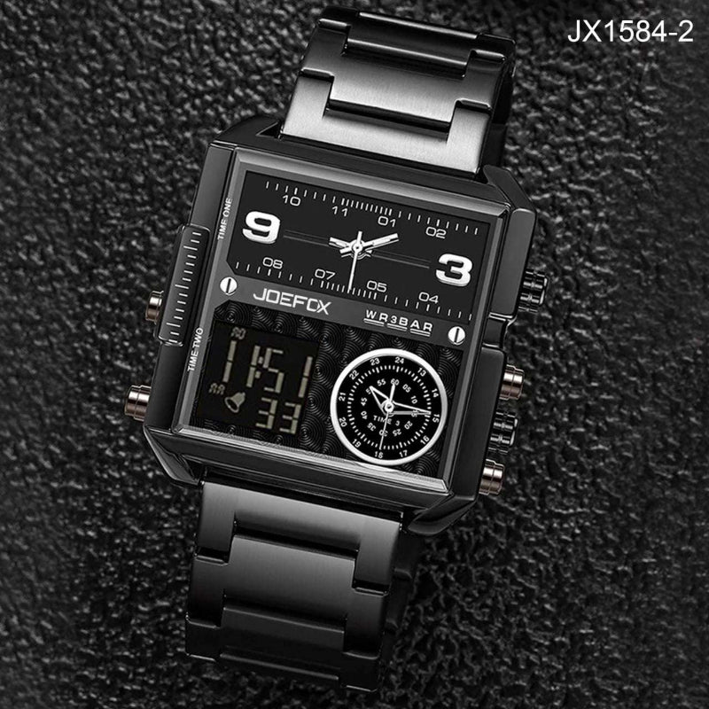 ⌚ Reloj Joefox Triple Hora de Acero Inoxidable – Resistente, Elegante y Multifuncional | Envío Gratis + Pago al Recibir