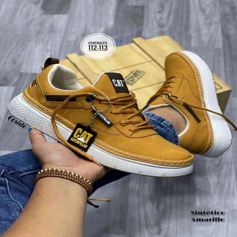 Zapato CAT Hombre Cosido 👟 | Envío Gratis + Pago Contra Entrega - YopediFacil