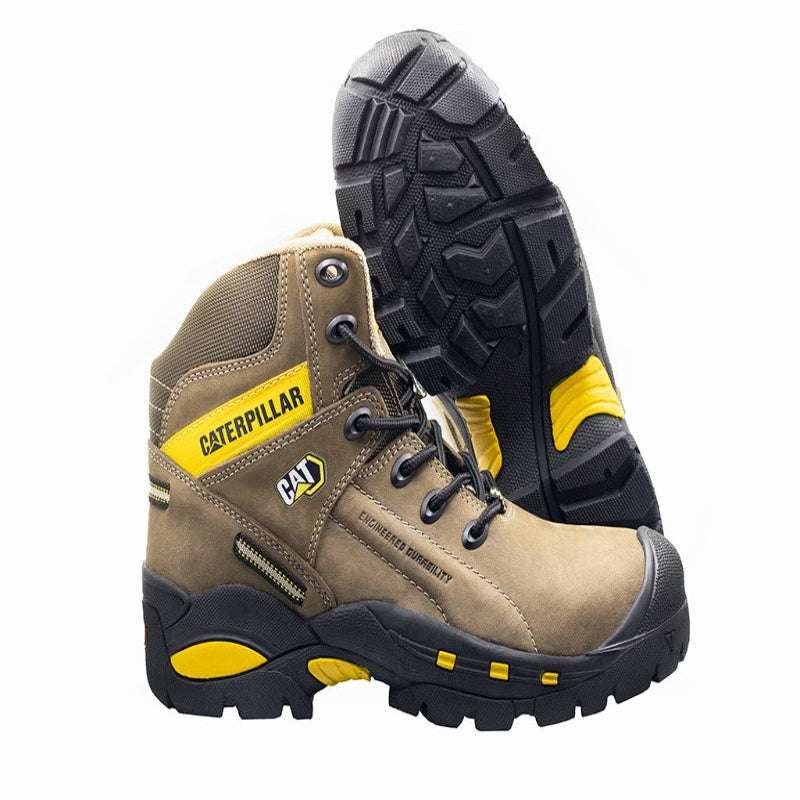 Bota Caterpillar 1355 Beige Con Puntera Seguridad | Envío Gratis - YopediFacil