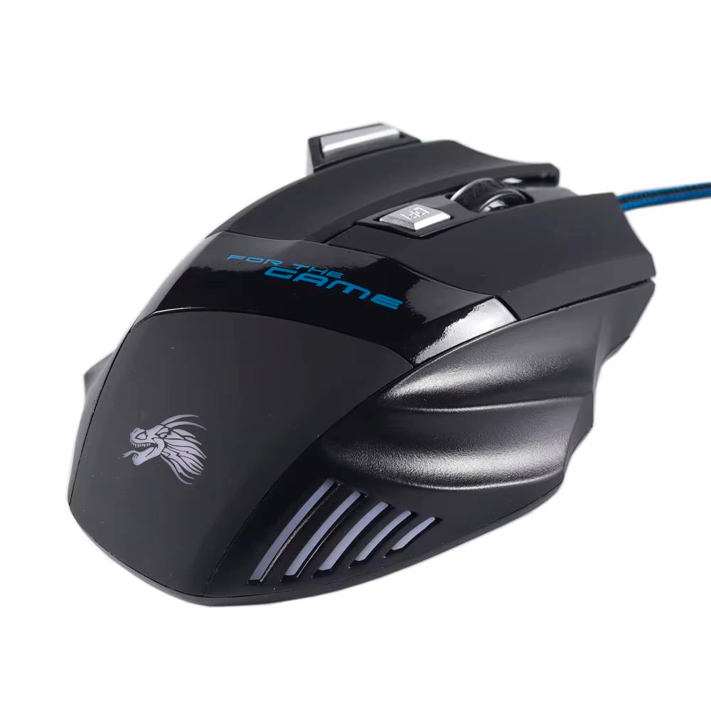 Mouse Gamer RGB 6 Botones Star Tec – Retroiluminación LED + Alta Precisión (3200 DPI)