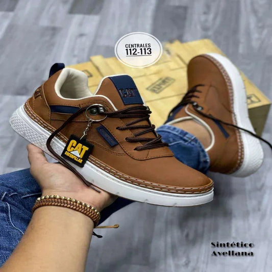 Zapato CAT Hombre Cosido 👟 | Envío Gratis + Pago Contra Entrega - YopediFacil