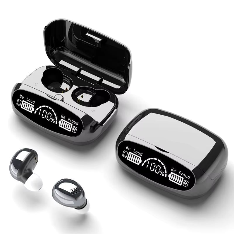 Audífonos Bluetooth M32 Compactos | Sonido Pro Inalámbrico con Estuche de Carga