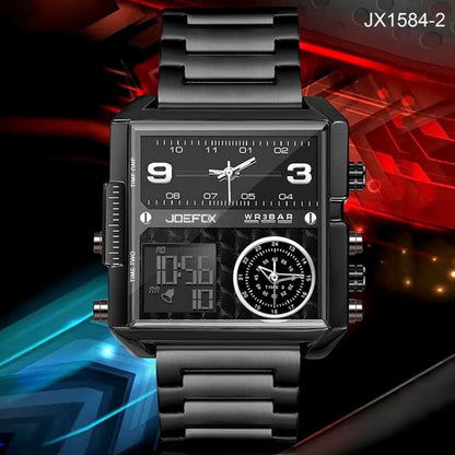 ⌚ Reloj Joefox Triple Hora de Acero Inoxidable – Resistente, Elegante y Multifuncional | Envío Gratis + Pago al Recibir