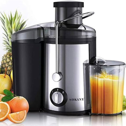 Extractor de Jugo Sokany 3 en 1 | Juguera, Licuadora y Molinillo Eléctrico 800W