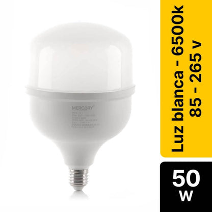 Combo 5 Bombillos LED 50W Luz Blanca | Iluminación Potente y Ahorro Energético