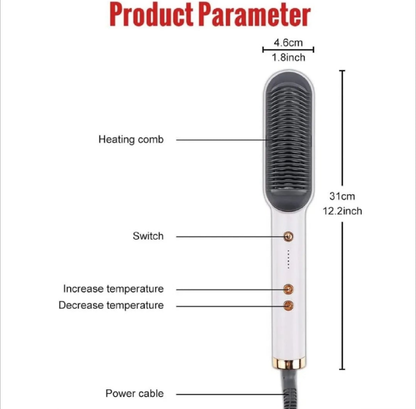 Cepillo Plancha Secador 2 en 1 Alisador