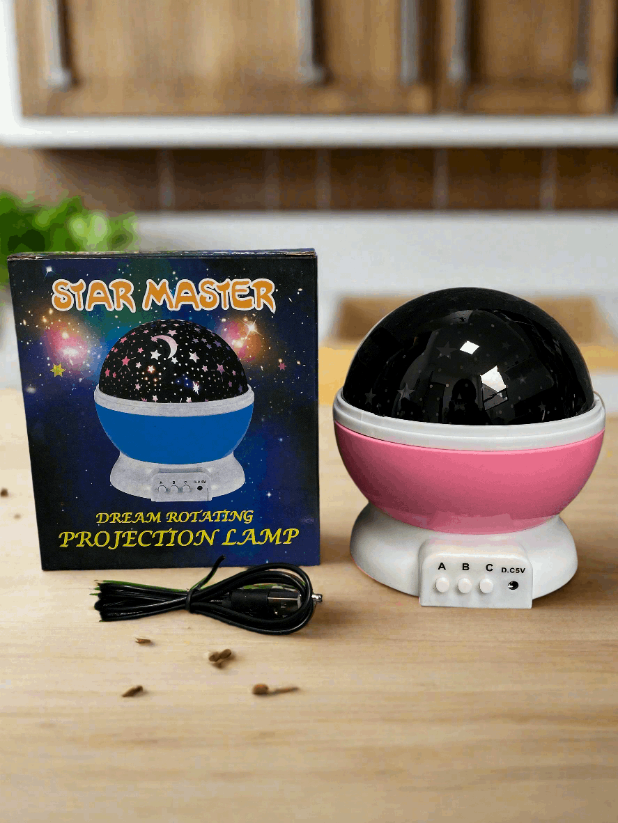 🌌 Lámpara Star Master Proyector Giratorio Cielo Estrellado con Música y Control Remoto – Pago al Recibir y Envío Gratis