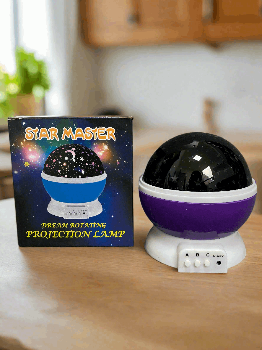 🌌 Lámpara Star Master Proyector Giratorio Cielo Estrellado con Música y Control Remoto – Pago al Recibir y Envío Gratis