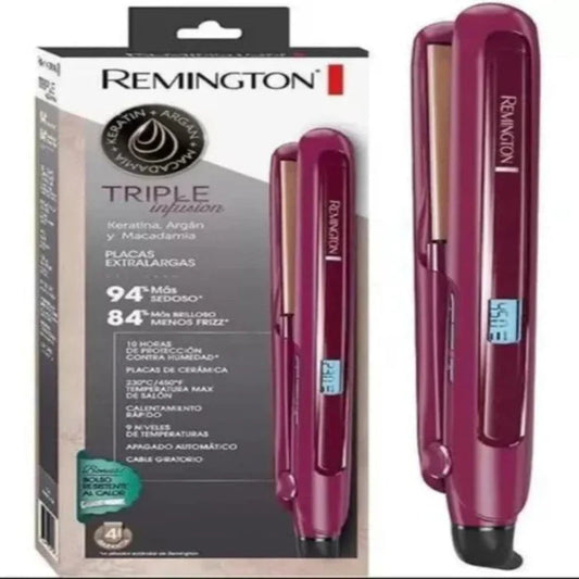 Plancha Remington Triple Infusión ✨ | Envío Gratis + Pago Contra Entrega - YopediFacil