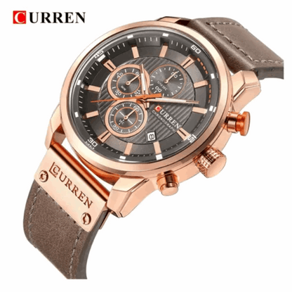 Reloj Curren 8291 Hombre Cronógrafo Original | Caja de Lujo + Resistente al Agua