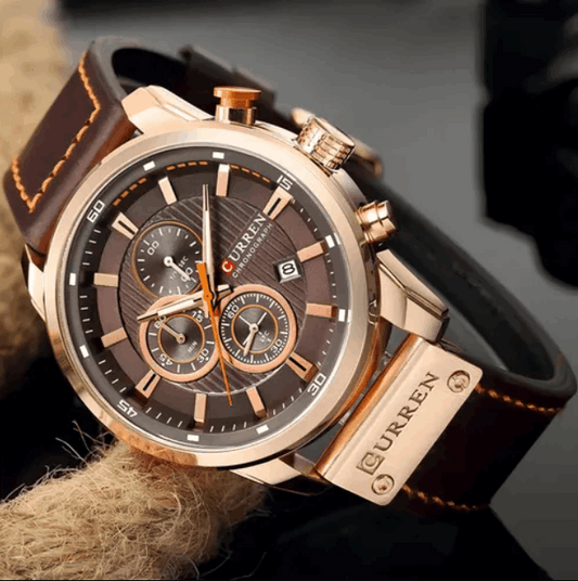 Reloj Curren 8291 Hombre Cronógrafo Original | Caja de Lujo + Resistente al Agua